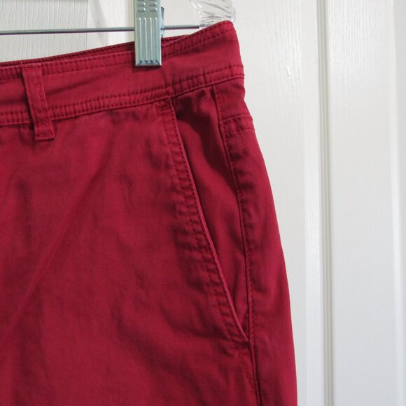 Pendleton Red Denim Skirt Size 10 - Picture 4 of 4